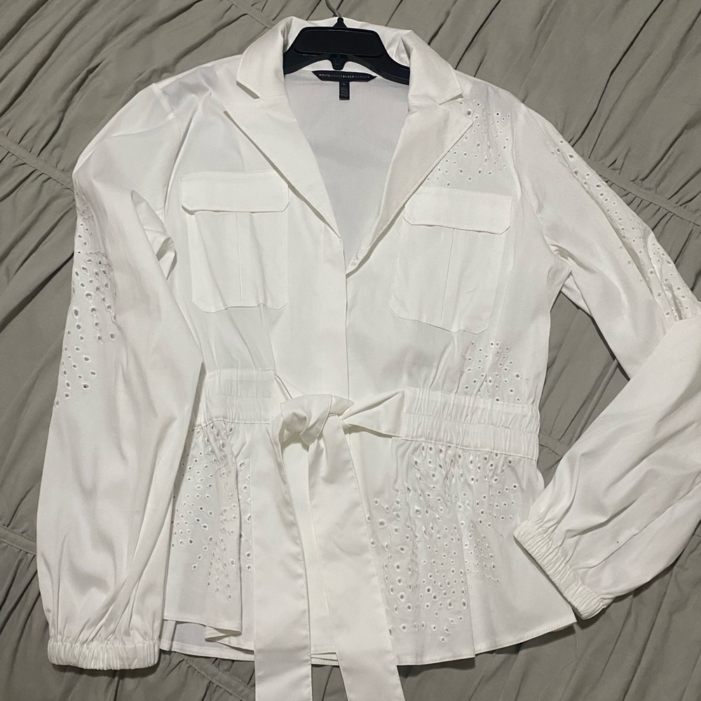 White House Black Market ladies white shirt